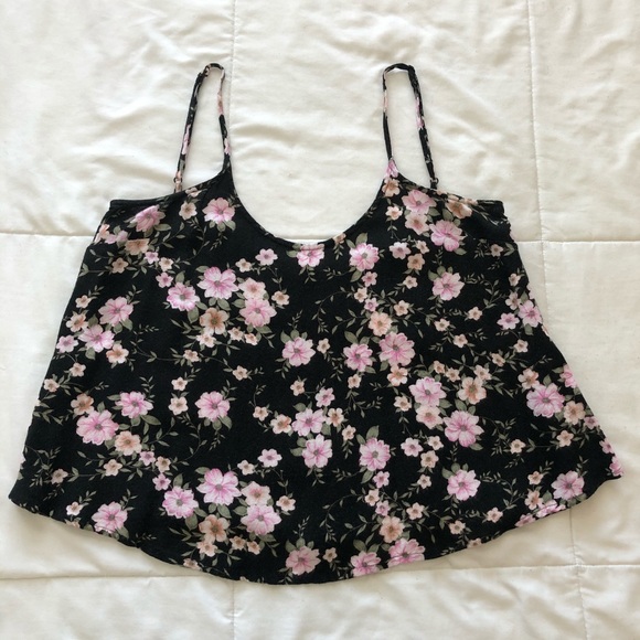 American Eagle Outfitters Floral Open Back Tank - Picture 2 of 7